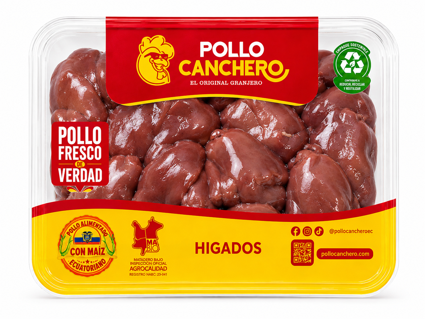 Hígados en bandeja - 1kg