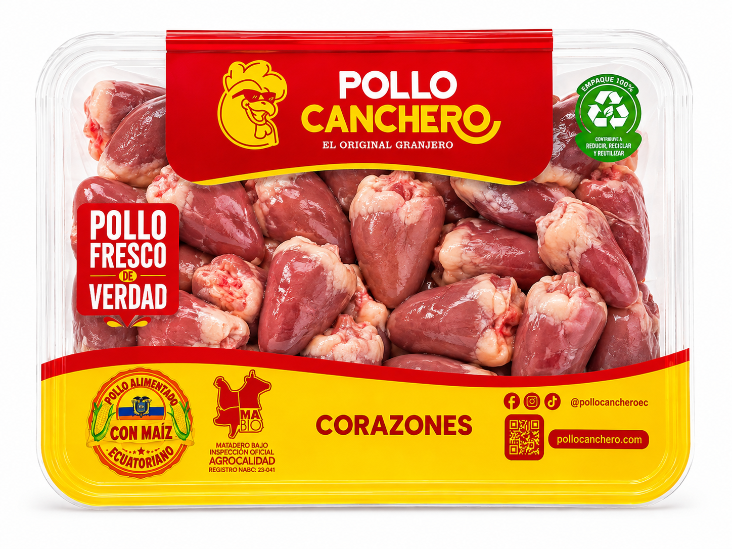 Corazones en bandeja - 1kg