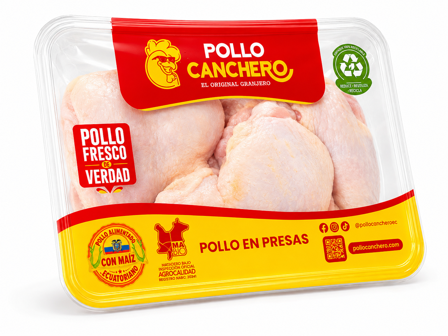 Muslos en bandeja - 1 kg
