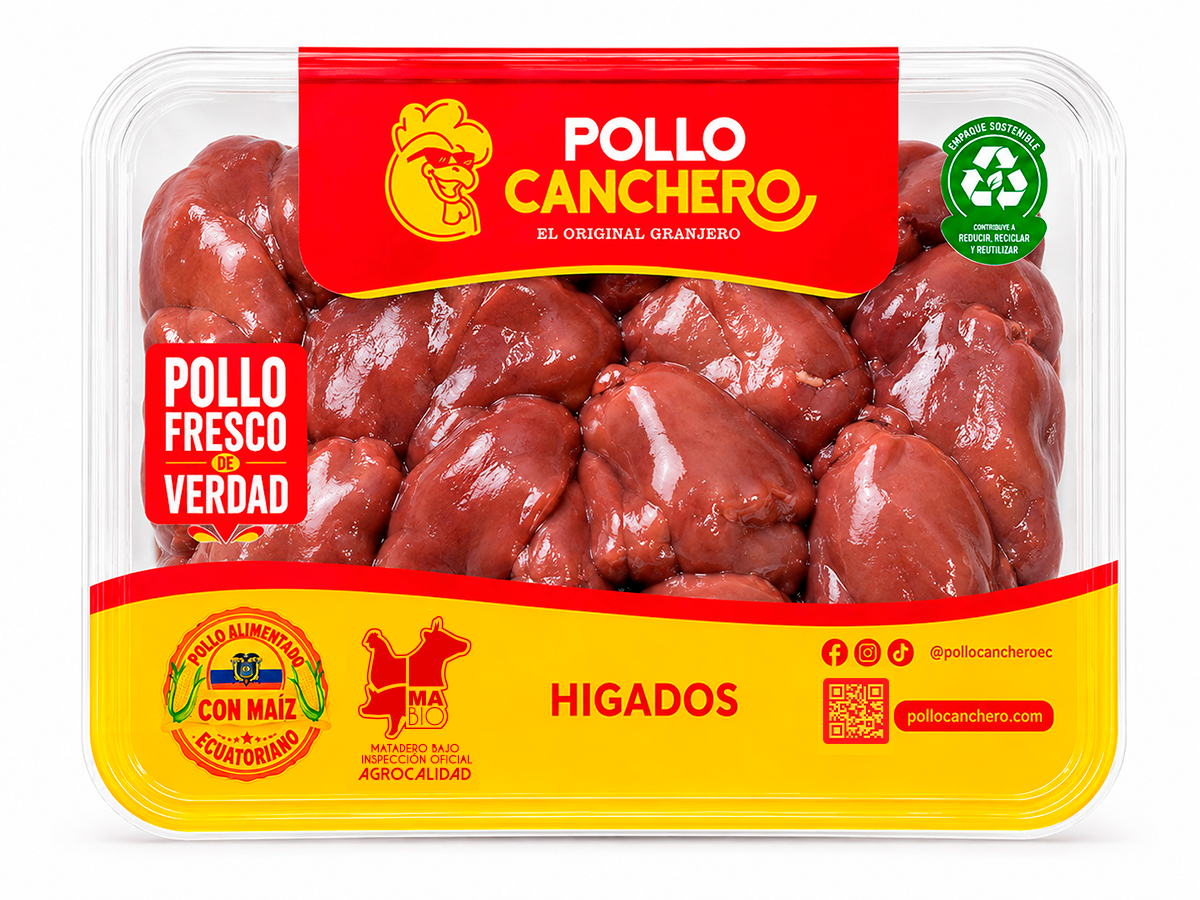 Hígados en bandeja - 1kg