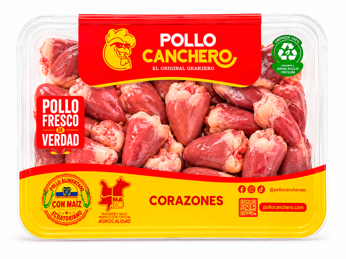 Corazones en bandeja - 1kg
