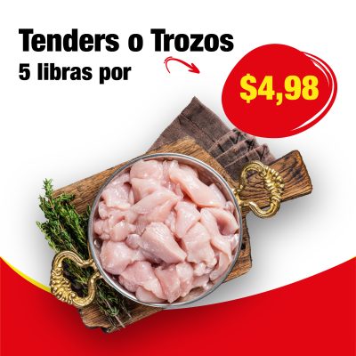 Tenders o Trozos - 5 Lb